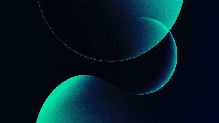 Abstract shapes symbolizing structured and connected processes.