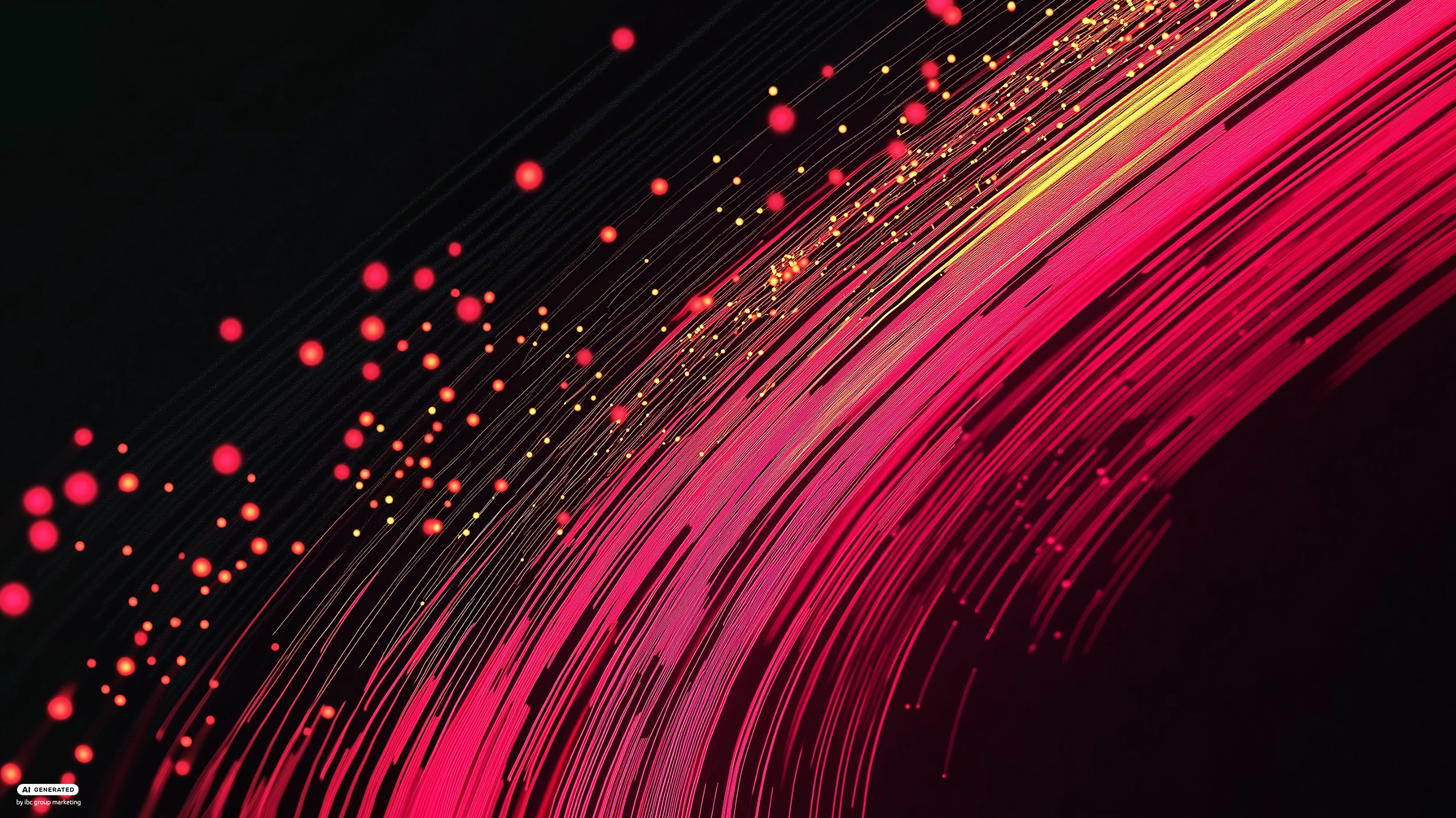 Dynamische datastromen en lichtpunten die datagedreven dienstverlening en onderbouwde besluitvorming symboliseren.